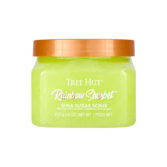 Tree Hut Rainbow Sherbet Body Scrub, Exfoliating Sugar Scrub, Vegan, 18 Oz