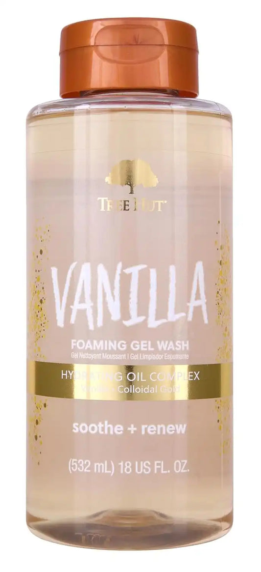 Tree Hut Vanilla Foaming Body Wash, 18 Fl Oz