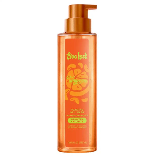 Tree Hut Tangerine Body Wash with Shea Butter, Pump Bottle, 18 Fl Oz