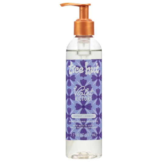 Tree Hut Violet Victory Moisturizing Shave Oil, 7.7 Fl Oz