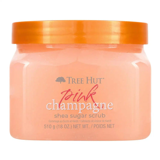 Tree Hut Pink Champagne Body Scrub, Exfoliating Sugar Scrub, Vegan, 18 Oz