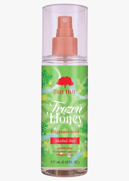 Tree Hut Frozen Honey Hair & Body Mist, Alcohol-Free Body Spray, 6 Fl Oz