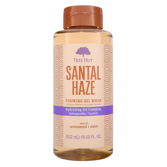 Tree Hut Body Wash, Santal Haze, 18 Fl Oz (Pack of 12)