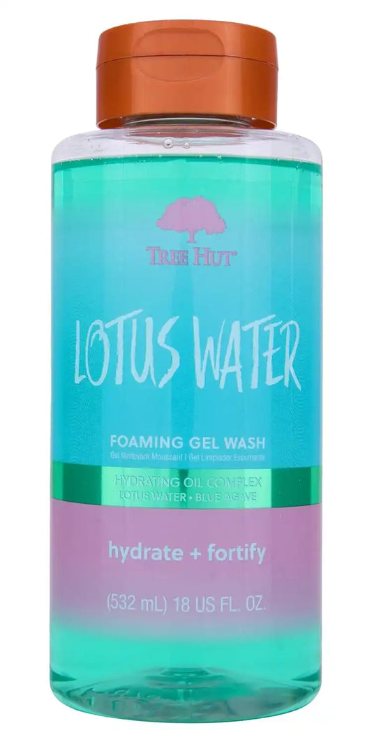 Tree Hut Lotus Water Foaming Body Wash, 18 Fl Oz