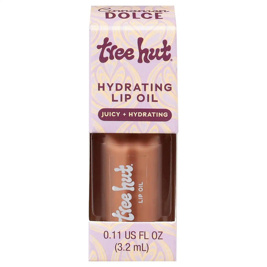Tree Hut Hydrating Lip Oil, Cinnamon Dolce, 0.11 Fl Oz